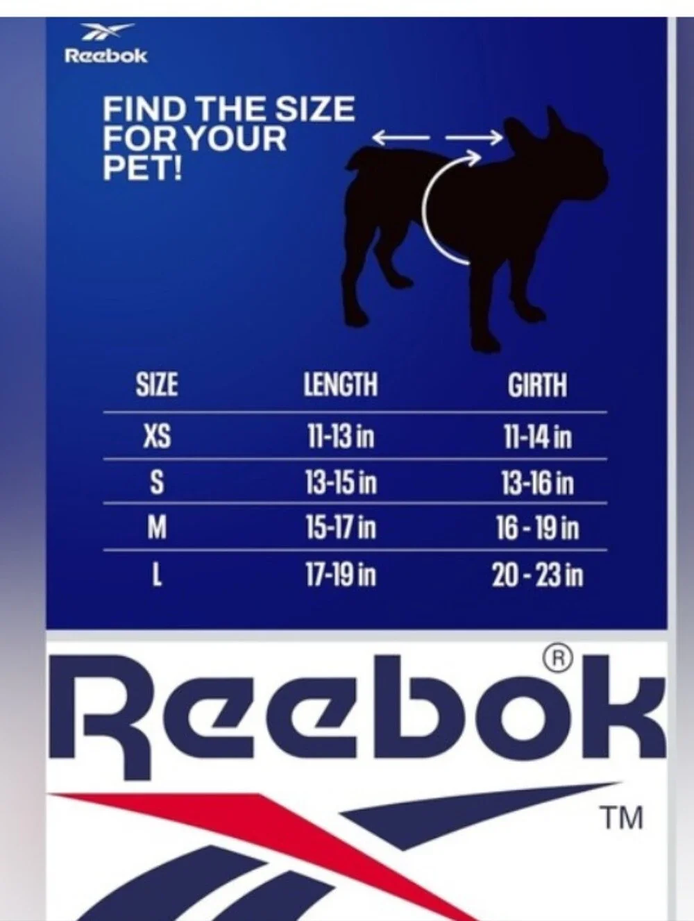 Reebok Gray Medium Cotton Dog Hoodie Sweatshirt Shirt